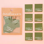 Load image into Gallery viewer, Over It Seam Ripper Woven Labels | Pack of 8 | Sarah Hearts
