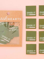 Load image into Gallery viewer, Over It Seam Ripper Woven Labels | Pack of 8 | Sarah Hearts