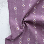 Load image into Gallery viewer, 1YD 4IN REMNANT; Daisies in Wildberry | Fableism Supply Co

