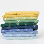 Load image into Gallery viewer, 22IN REMNANT; Daisies in Indigo | Fableism Supply Co
