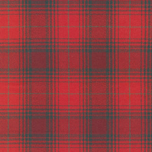 Red/Char/Slate Plaid | Mammoth Flannel | Robert Kaufman