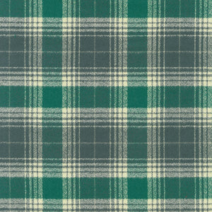 Eucalyptus/Graphite/Cream Plaid | Mammoth Flannel | Robert Kaufman