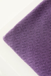 Violet Fig Organic Gem Pointelle Knit | Mind The Maker | By The Half Yard