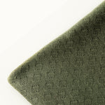 Load image into Gallery viewer, Olive Green Organic Gem Pointelle Knit | Mind The Maker | By The Half Yard
