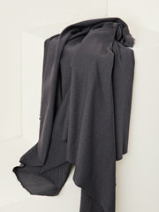 Load image into Gallery viewer, Calm Grey Organic Gem Pointelle Knit | Mind The Maker | By The Half Yard