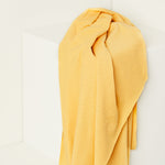 Load image into Gallery viewer, Blonde Yellow Organic Gem Pointelle Knit | Mind The Maker | By The Half Yard
