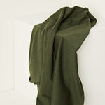 Load image into Gallery viewer, Olive Green Organic Gem Pointelle Knit | Mind The Maker | By The Half Yard
