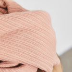 Load image into Gallery viewer, Rose Organic Selanik Rib Knit | Mind The Maker | By The Half Yard
