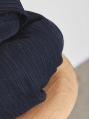 Load image into Gallery viewer, 1YD 9IN REMNANT; Space Organic Selanik Rib Knit | Mind The Maker | By The Half Yard
