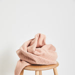 Load image into Gallery viewer, Rose Organic Selanik Rib Knit | Mind The Maker | By The Half Yard
