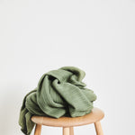 Load image into Gallery viewer, Olive Green Organic Selanik Rib Knit | Mind The Maker | By The Half Yard
