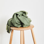 Load image into Gallery viewer, Olive Green Organic Selanik Rib Knit | Mind The Maker | By The Half Yard
