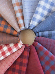 Load image into Gallery viewer, Gingham Dobby Hearts in Sunday Best | Queen of Hearts | Fableism Supply Co