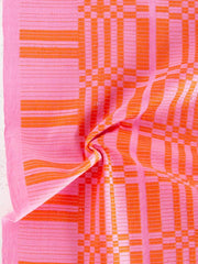 Load image into Gallery viewer, Astrid Weave in Pink &amp; Red Swedish Holiday | Fableism Supply Co