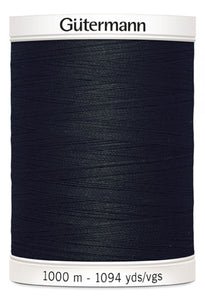 Black | Gütermann Sew-All Thread 1000M