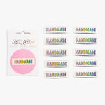 Load image into Gallery viewer, "Handmade Rainbow" Woven Labels | Pack of 10 | Kylie And The Machine
