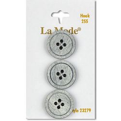 3/4" Grey Buttons | LaMode
