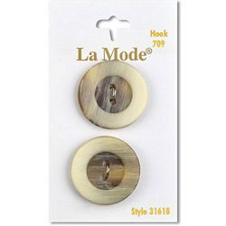 1" Tan Buttons | LaMode