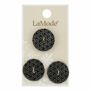 7/8" Agoya Black Shell Buttons | LaMode