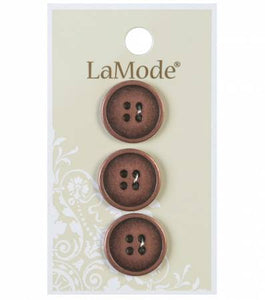 11/16" Antiqued Copper Buttons | LaMode