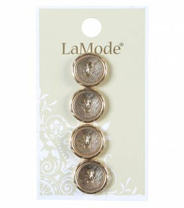 5/8" Gold Buttons | LaMode