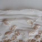 Load image into Gallery viewer, Accessible Beige 3.5" Wide Embroidered Lace Trim

