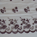 Load image into Gallery viewer, Violet &amp; Purple Rhapsody 9" Wide Embroidered Lace Trim
