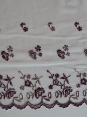 Load image into Gallery viewer, Violet &amp; Purple Rhapsody 9" Wide Embroidered Lace Trim
