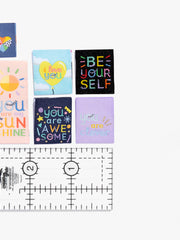 Load image into Gallery viewer, &quot;Going Places&quot; by Brook Gossen X KATM Woven Labels | Pack of 18 (+7 Stickers) | Kylie And The Machine
