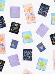 Load image into Gallery viewer, &quot;Going Places&quot; by Brook Gossen X KATM Woven Labels | Pack of 18 (+7 Stickers) | Kylie And The Machine
