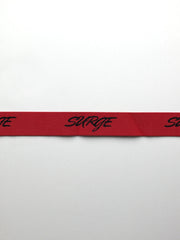 Load image into Gallery viewer, Red &amp; Black &quot;SURGE&quot; 1.25&quot; Soft Brief Elastic
