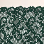 Load image into Gallery viewer, Green Ivy 9.25&quot; Wide Stretch Lace
