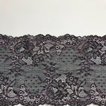 Load image into Gallery viewer, Black &amp; Pink 6.25&quot; Wide Stretch Lace
