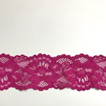 Load image into Gallery viewer, Magenta 2.5" Wide Stretch Lace
