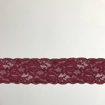 Load image into Gallery viewer, Burgundy 2.25" Wide Stretch Lace
