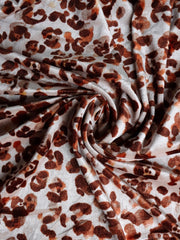 Load image into Gallery viewer, Zephyr on Taupe Stretch Velvet