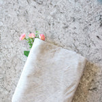 Load image into Gallery viewer, Light Heather Gray Viscose Crepe Jersey Knit
