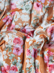 Load image into Gallery viewer, Jillian on Sweet Orange Stretch Velvet
