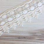 Load image into Gallery viewer, Off White 3&quot; Wide Venice Lace Trim
