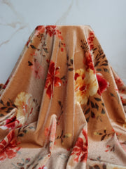 Load image into Gallery viewer, Marla on Tan Stretch Velvet