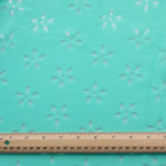 Load image into Gallery viewer, Mint Green Floral Laser Cut Chiffon

