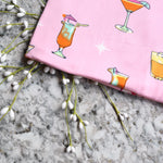 Load image into Gallery viewer, 2YD 32IN REMNANT; Margaritaville on Pink Double Brushed Poly
