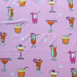 Load image into Gallery viewer, 2YD 32IN REMNANT; Margaritaville on Pink Double Brushed Poly
