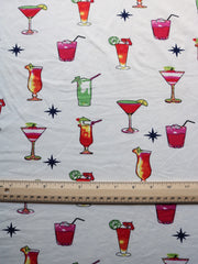 Load image into Gallery viewer, Margaritaville on Ivory Double Brushed Poly
