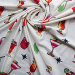 Load image into Gallery viewer, Margaritaville on Ivory Double Brushed Poly
