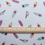 Load image into Gallery viewer, Summer Treats on Ivory Double Brushed Poly
