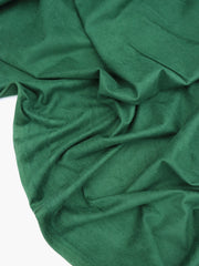Load image into Gallery viewer, Hunter Green Microsuede Jersey Knit