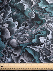 Load image into Gallery viewer, Gray/Teal Basalt Premium Athletic Nylon/Spandex