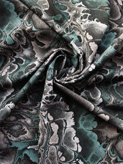 Load image into Gallery viewer, Gray/Teal Basalt Premium Athletic Nylon/Spandex