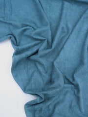 Load image into Gallery viewer, Sea Blue Microsuede Jersey Knit